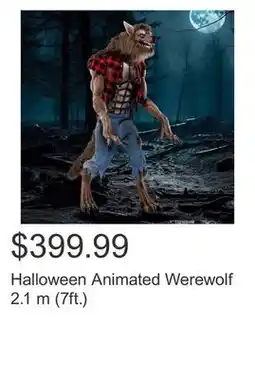 Costco Halloween Animated Werewolf 2.1 m (7ft.) offer