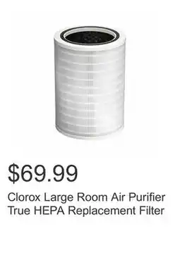Costco Clorox Large Room Air Purifier True HEPA Replacement Filter offer