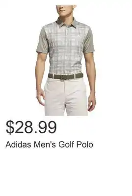 Costco Adidas Men's Golf Polo offer