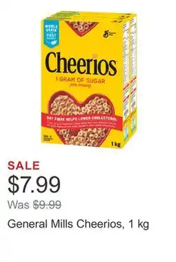 Costco General Mills Cheerios, 1 kg offer
