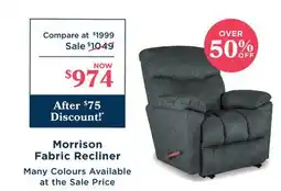 La Z Boy Morrison Fabric Recliner offer