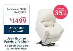 La Z Boy Jean Bronze Fabric Lift Chair offer