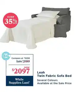 La Z Boy Leah Twin Fabric Sofa Bed offer