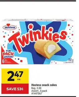 Giant Tiger Hostess snack cakes offer