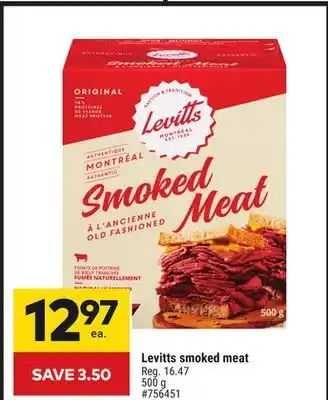 Giant Tiger Levitts smoked meat offer