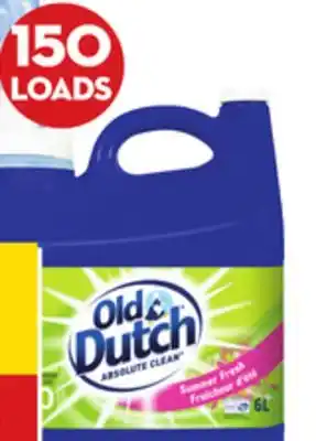 Giant Tiger Old Dutch laundry detergent offer