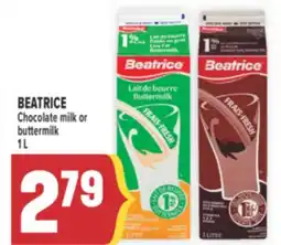 Marché Adonis BEATRICE Chocolate milk or buttermilk offer