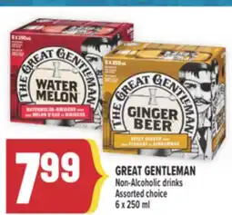 Marché Adonis GREAT GENTLEMAN NON-ALCOHOLIC DRINKS offer