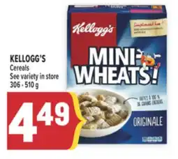 Marché Adonis KELLOGG'S Cereals offer