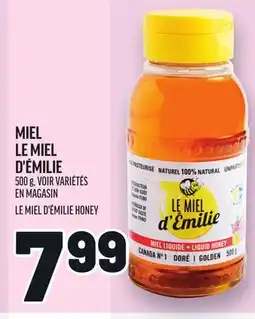 Metro MIEL LE MIEL D'ÉMILIE | LE MIEL D'ÉMILIE HONEY offer