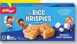 IGA KELLOGG'S RICE KRISPIES BARS, RICE SQUARES OR TARTS offer