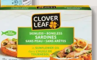 IGA CLOVER LEAF SARDINE FILLETS offer