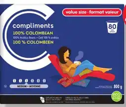 IGA COMPLIMENTS ECO CUP COFFEE offer