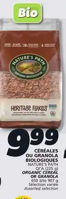 IGA NATURE'S PATH QI'A ORGANIC CEREAL OR GRANOLA offer
