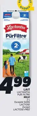 IGA LACTANTIA PUR FILTRE MILK offer