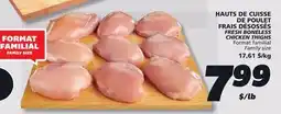 IGA FRESH BONELESS CHICKEN THIGHS offer