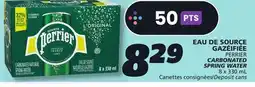 IGA PERRIER CARBONATED SPRING WATER offer