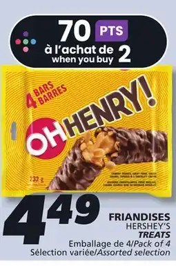 IGA HERSHEY'S TREATS offer