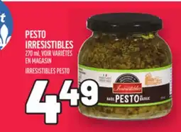 Metro PESTO IRRESISTIBLES | IRRESISTIBLES PESTO offer