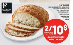 Metro PAIN TRANCHÉ | COUNTRY-STYLE LOAF offer