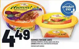 Metro HUMMUS FONTAINE SANTÉ |FONTAINE SANTÉ HUMMUS offer