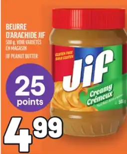 Metro BEURRE D'ARACHIDE JIF | JIF PEANUT BUTTER offer
