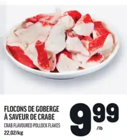 Metro FLOCONS DE GOBERGE À SAVEUR DE CRABE | CRAB FLAVOURED POLLOCK FLAKES offer