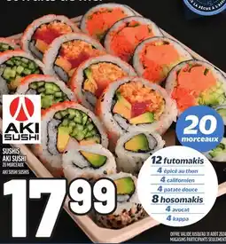 Metro SUSHIS AKI SUSHI | AKI SUSHI SUSHIS offer