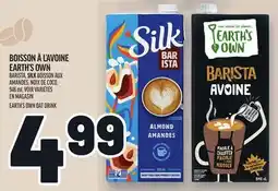 Metro BOISSON À L'AVOINE EARTH'S OWN | EARTH'S OWN OAT DRINK offer