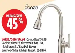 Canadian Tire Danze Lisa Pull-Down Brushed-Nickel Kitchen Faucet offer