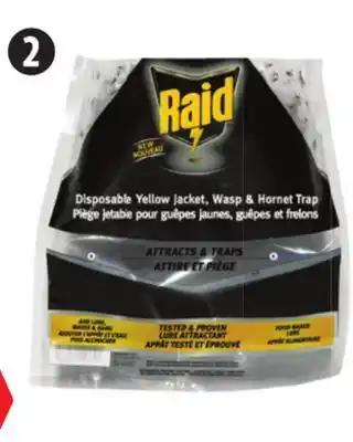 Canadian Tire Raid Disposable Wasp Trap Bag offer