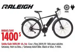 Canadian Tire RALEIGH Getaway Adult Bike offer