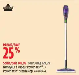 Canadian Tire Bissell PowerFresh Steam Mop offer