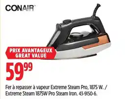 Canadian Tire Conair Extreme Steam 1875W Pro Steam Iron offer