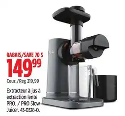 Canadian Tire Ninja PRO Slow Juicer offer