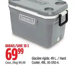 Canadian Tire Coleman Hard Cooler, 49L offer
