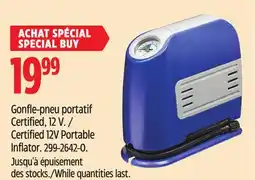 Canadian Tire Certified 12V Portable Inflator offer