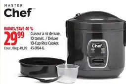 Canadian Tire Master Chef Deluxe 10-Cup Rice Cooker offer