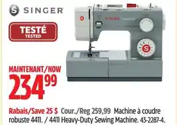 Canadian Tire Singer 4411 Heavy-Duty Sewing Machine offer