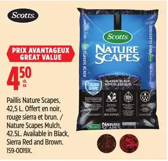 Canadian Tire Scotts Nature Scapes Mulch, 42.5L offer