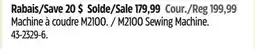 Canadian Tire Singer M2100 Sewing Machine offer