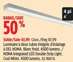 Canadian Tire NOMA Integrated LED Double Strip Light offer