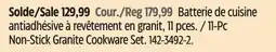 Canadian Tire Master Chef 11-Pc Non-Stick Granite Cookware Set offer