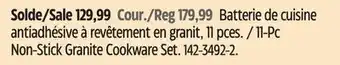 Canadian Tire Master Chef 11-Pc Non-Stick Granite Cookware Set offer