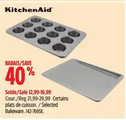 Canadian Tire KitchenAid Selected Bakeware offer