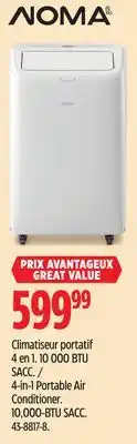 Canadian Tire NOMA 4-in-1 Portable Air Conditioner offer