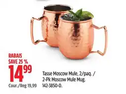 Canadian Tire CANVAS 2-Pk Moscow Mule Mug offer