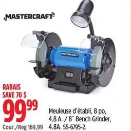 Canadian Tire Mastercraft 8 Bench Grinder, 4.8A offer