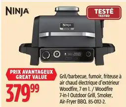 Canadian Tire Ninja Woodfire 7-in-1 Outdoor Grill, Smoker, Air-Fryer BBQ offer