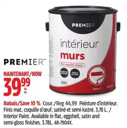 Canadian Tire Premier Interior Paint offer